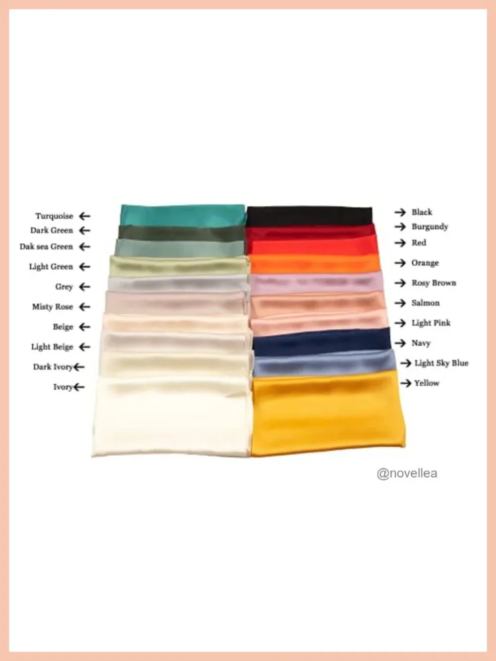 100% Mulberry Silk Square Scarf 21